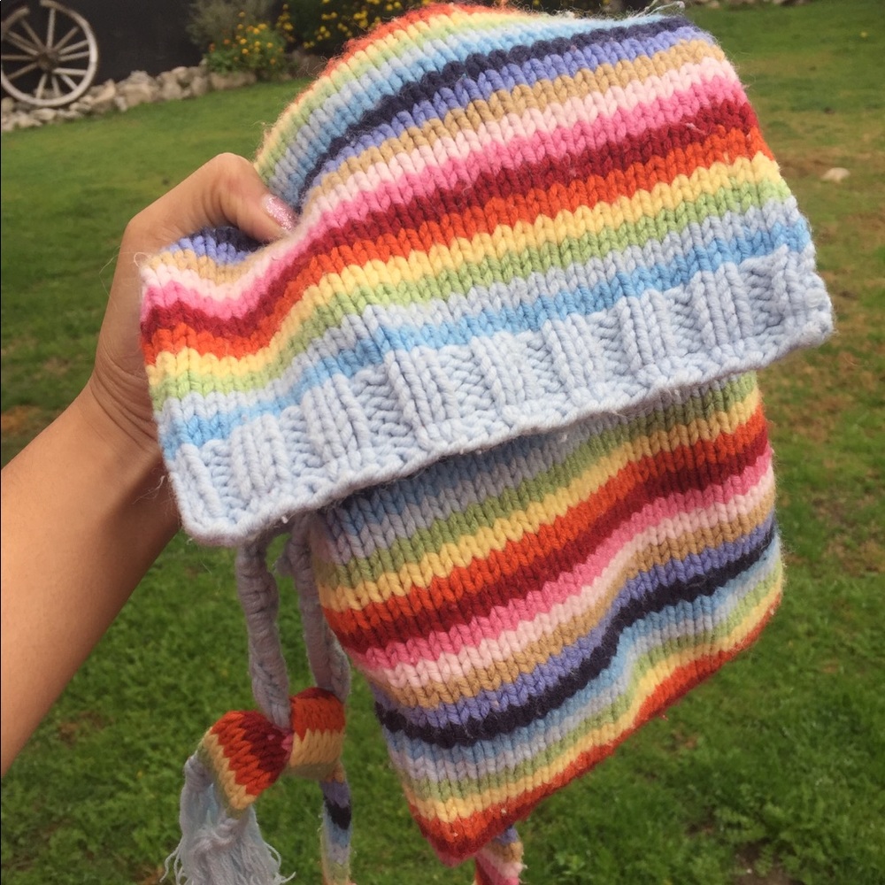 LGBT Rave Rainbow Crochet Bag